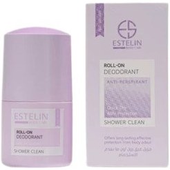 مام رول ضدتعریق و دئودورانت استلین مدل  بنفش Lavender Clean حجم 50 میل ESTELIN