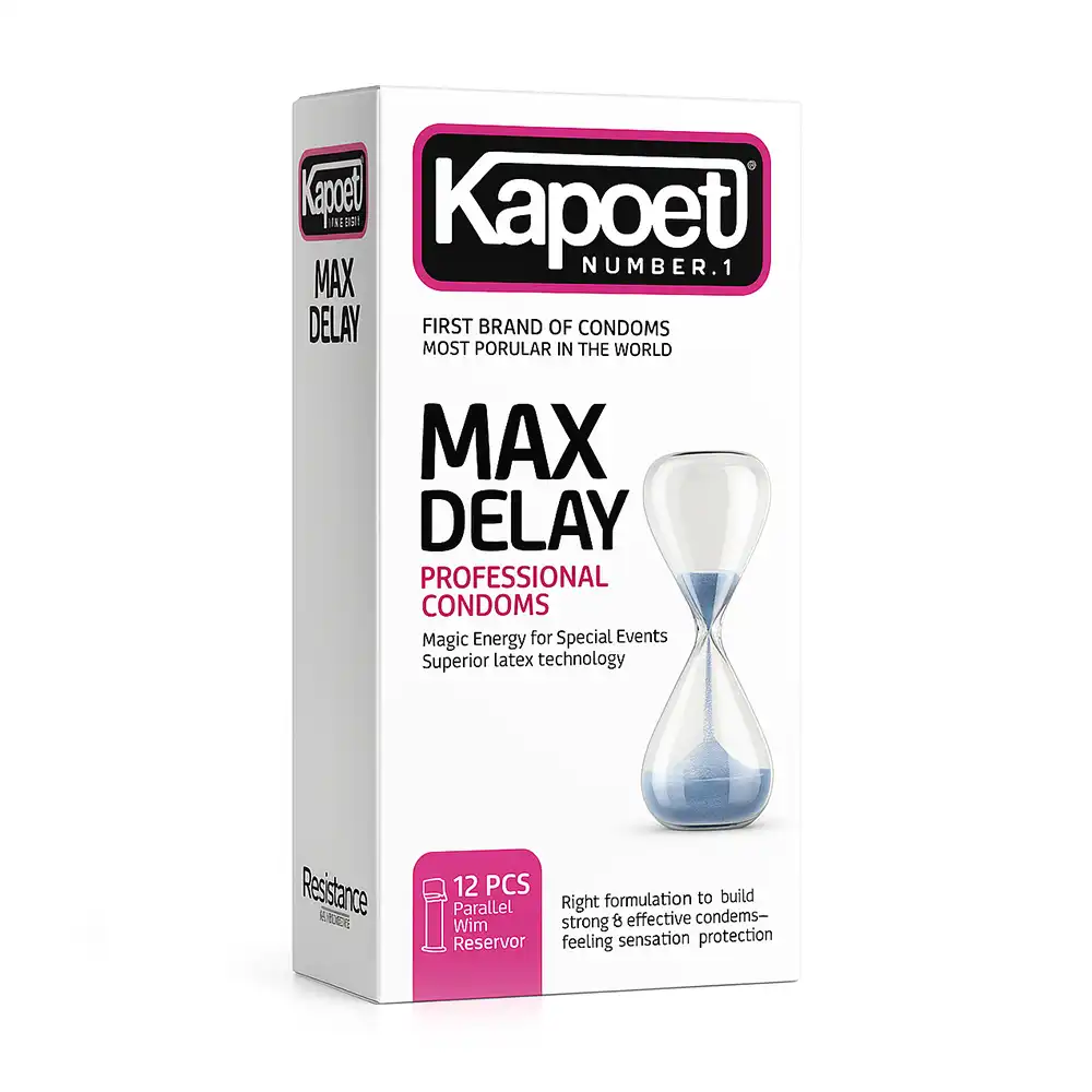کاندوم تاخیری مضاعف کاپوت مدل Max Delay