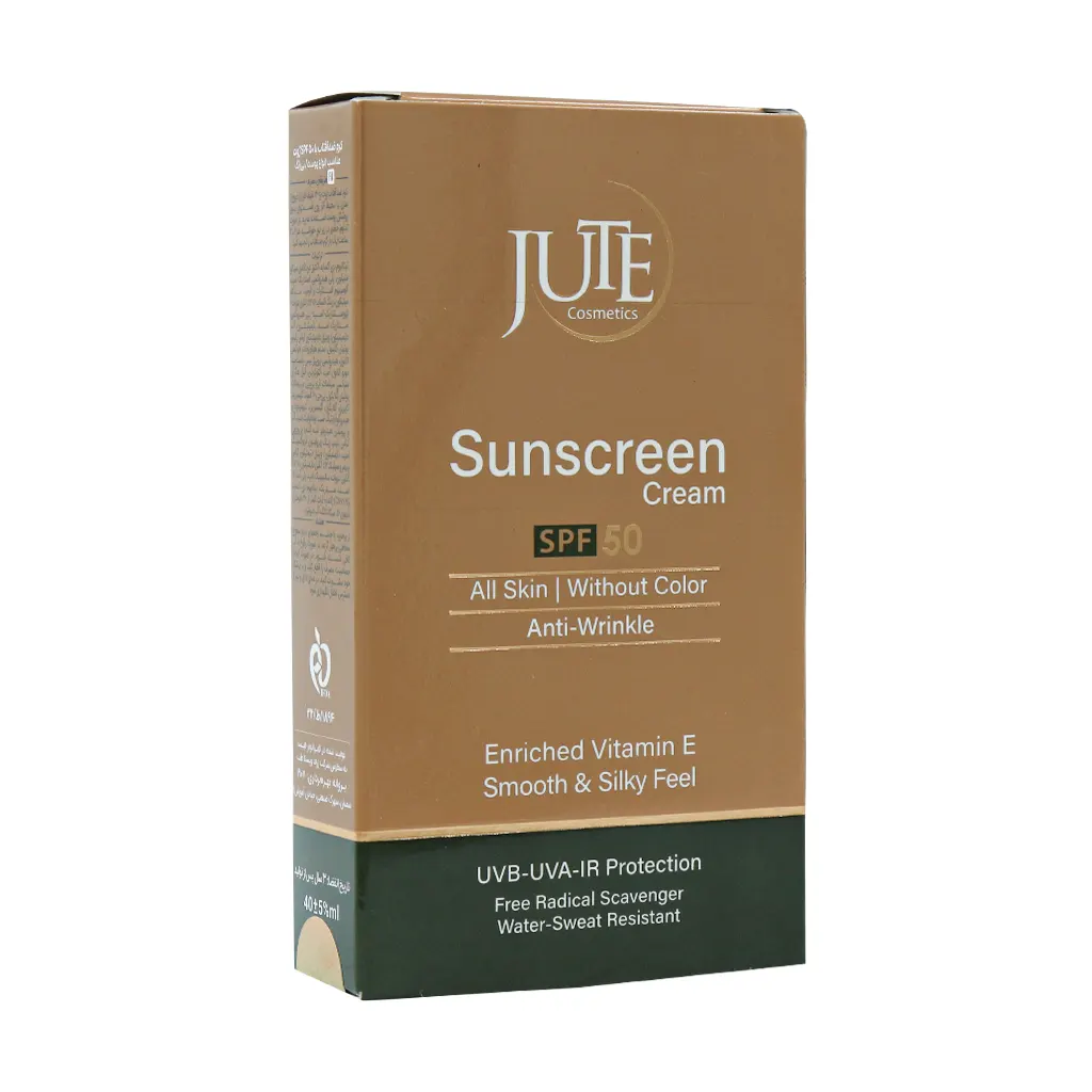 کرم ضد آفتاب SPF50 و ضد چروک انواع پوست ژوت 40 میلی لیتر
