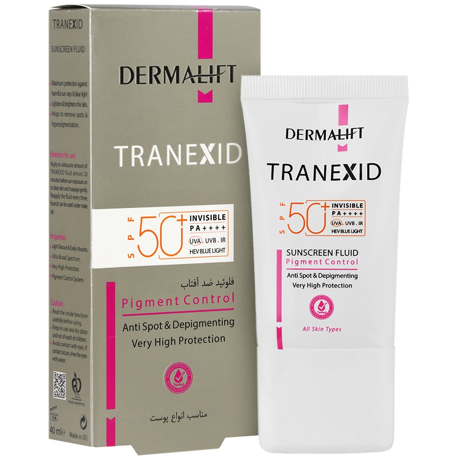 فلوئید ضد آفتاب ترنکسید SPF50 درمالیفت 40 میلی لیتر