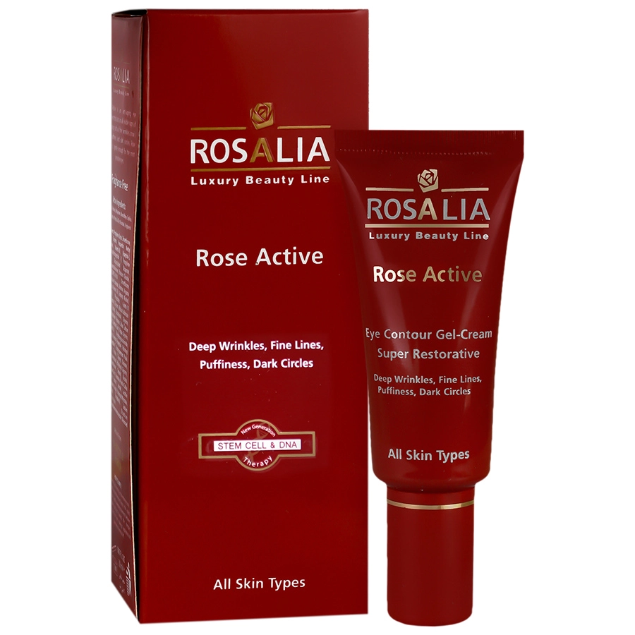 ژل کرم دور چشم رزالیا مدل Rose Active حجم 20 میلی لیتر