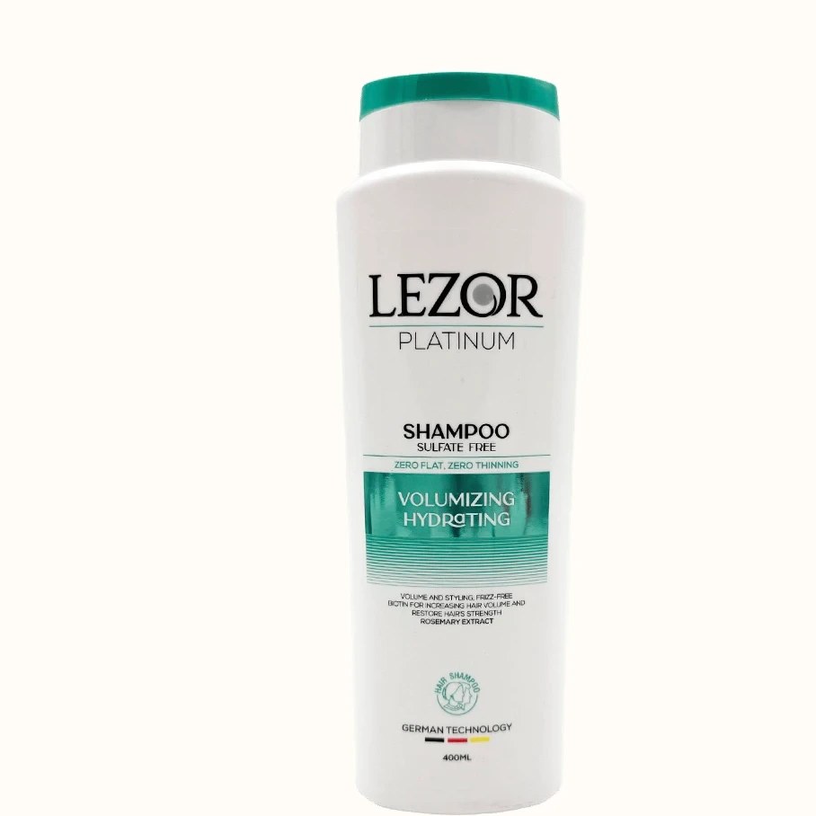 شامپوحجم دهنده و آبرسان لزور ۴۰۰ میل LEZOR