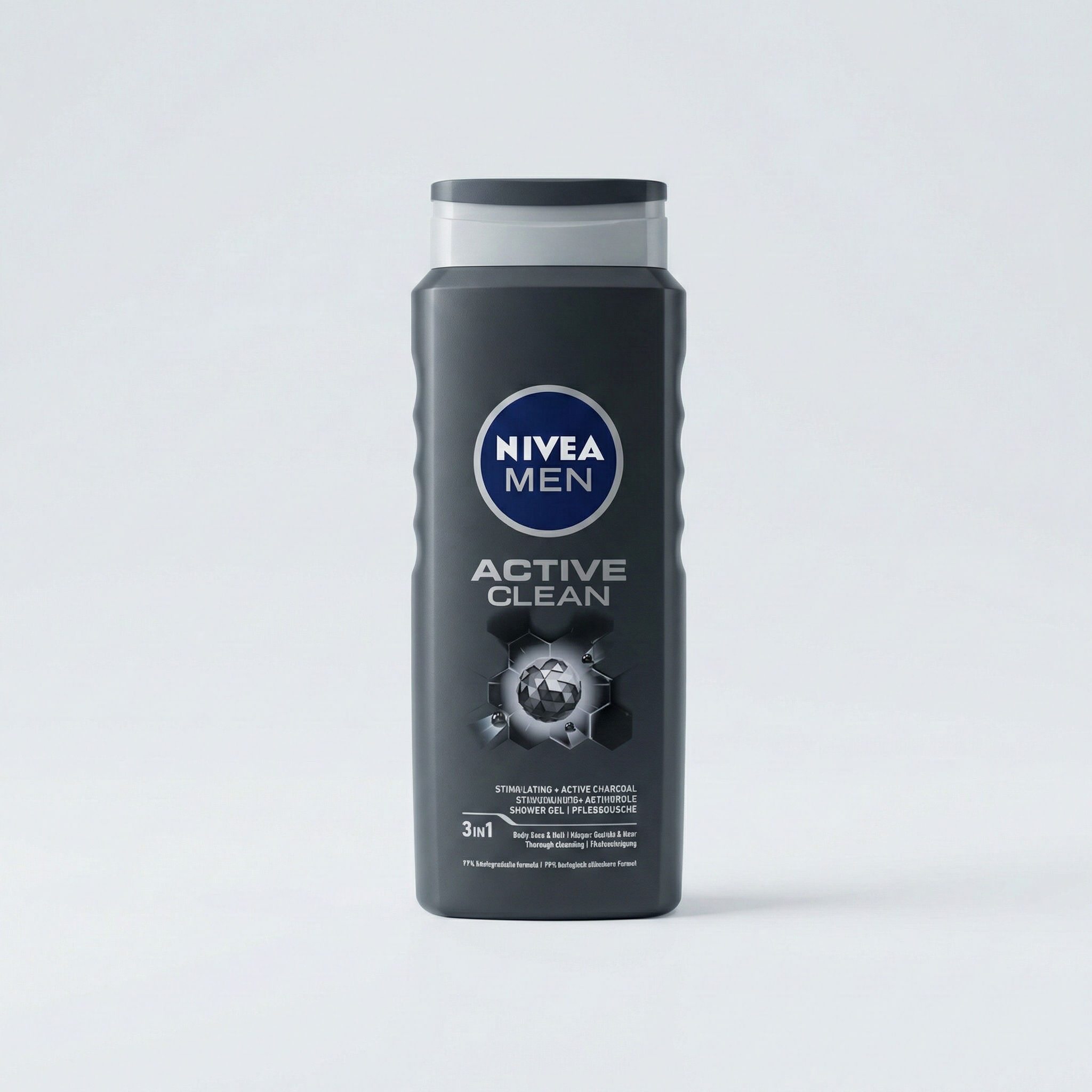 شامپو ۳ در ۱ نیوا مردانه Active Clean Nivea Men