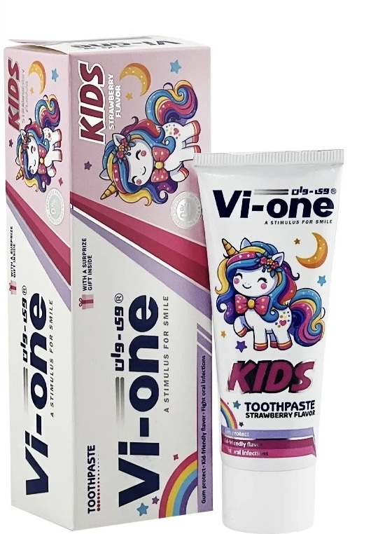 خمیر دندان کودکان اسب تک شاخ وی وان 60 گرم V_One